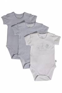 Hovedbilde Hust & Claire, 3 pk bodyer ...