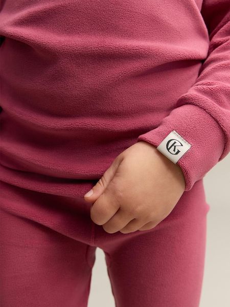 Gullkorn design, Jona fleece-sett varm rosa