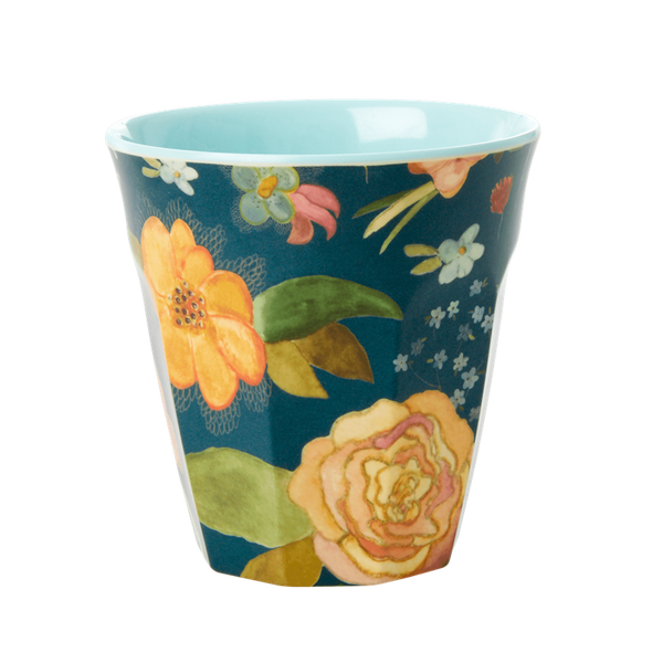 Rice, kopp i melamin, Selmas fallflower print