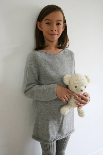 Esencia , sweater Mary i alpaca grå