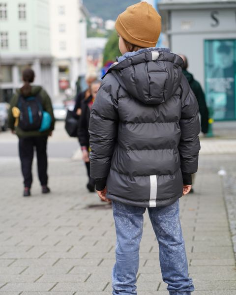 Kattnakken , Boblejakke sludd junior kattesvart