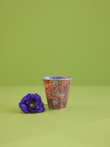 Rice, medium kopp i melamin, wild vintage flower