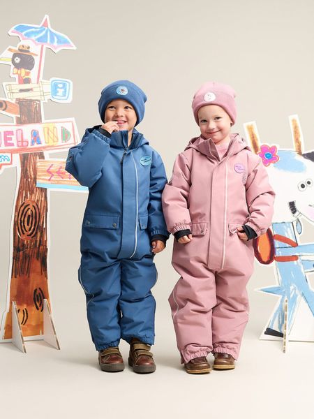 Gullkorn design, Bukkene vinterdress tåkerosa