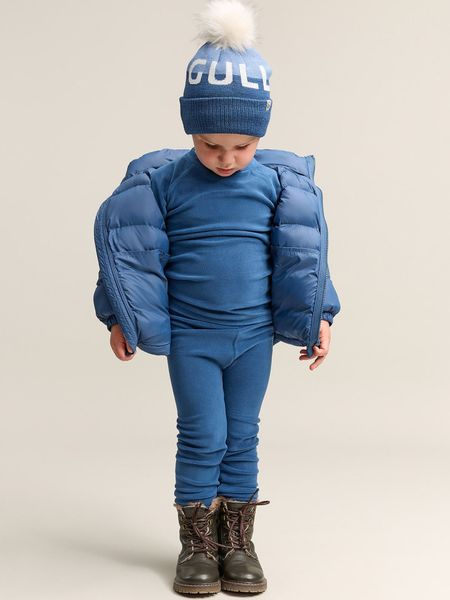 Gullkorn design, Jona fleece-sett stormblå