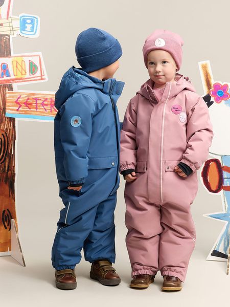 Gullkorn design, Bukkene vinterdress tåkerosa